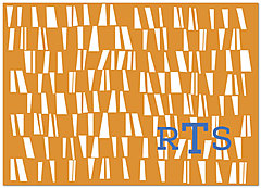 Contemporary Monogram Card D4118D-V